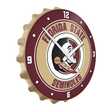 Load image into Gallery viewer, Florida State Seminoles: Bottle Cap Wall Clock - The Fan-Brand