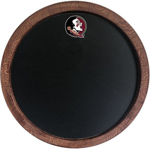 Florida State Seminoles: Chalkboard "Faux" Barrel Top Sign - The Fan-Brand