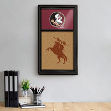 Load image into Gallery viewer, Florida State Seminoles: Dual Logo - Cork Note Board - The Fan-Brand