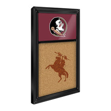 Load image into Gallery viewer, Florida State Seminoles: Dual Logo - Cork Note Board - The Fan-Brand