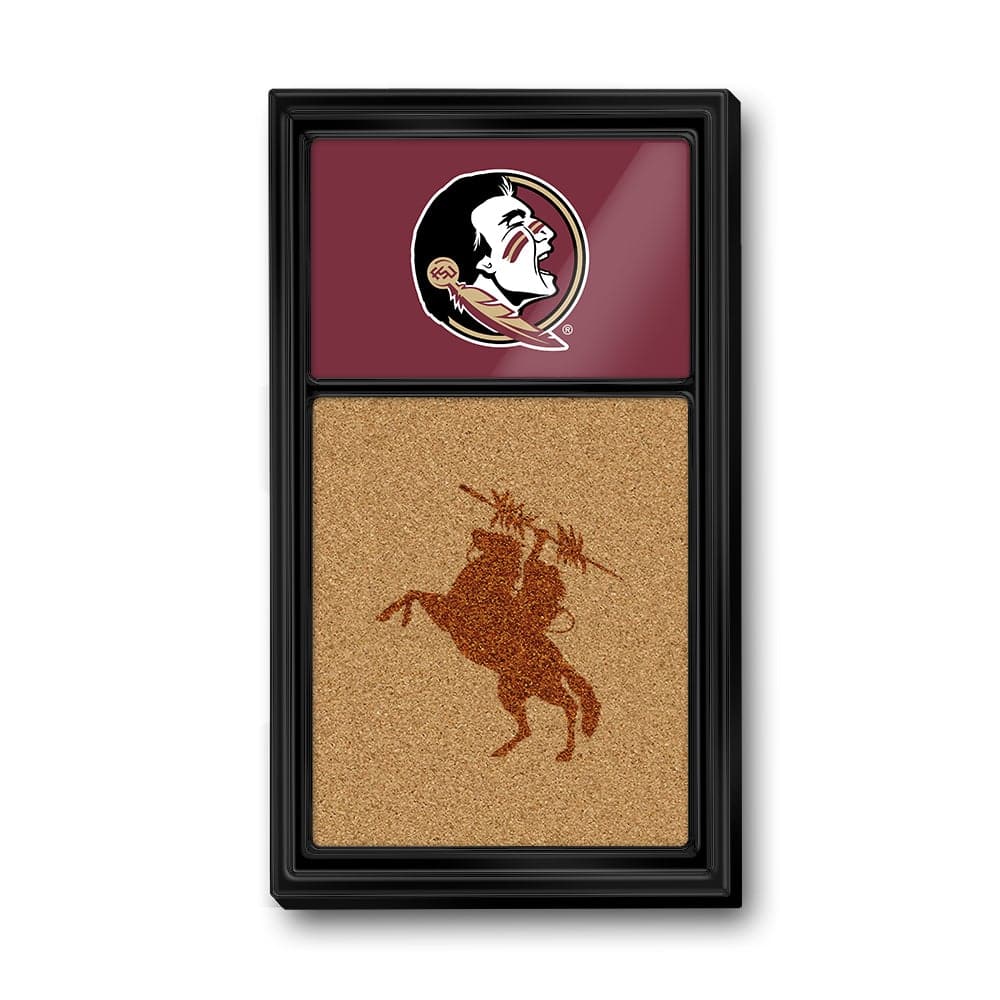 Florida State Seminoles: Dual Logo - Cork Note Board - The Fan-Brand