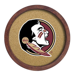 Florida State Seminoles: "Faux" Barrel Framed Cork Board - The Fan-Brand