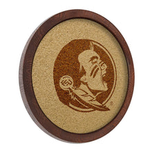 Load image into Gallery viewer, Florida State Seminoles: &quot;Faux&quot; Barrel Framed Cork Board - The Fan-Brand