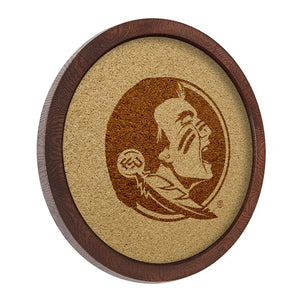 Florida State Seminoles: "Faux" Barrel Framed Cork Board - The Fan-Brand