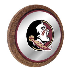 Florida State Seminoles: Mirrored Barrel Top Mirrored Wall Sign - The Fan-Brand