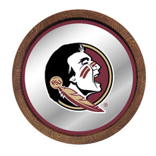 Load image into Gallery viewer, Florida State Seminoles: Mirrored Barrel Top Mirrored Wall Sign - The Fan-Brand