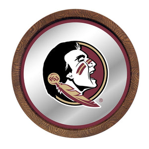 Florida State Seminoles: Mirrored Barrel Top Mirrored Wall Sign - The Fan-Brand