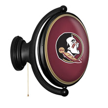 Load image into Gallery viewer, Florida State Seminoles: Original Oval Rotating Lighted Wall Sign - The Fan-Brand