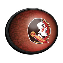 Load image into Gallery viewer, Florida State Seminoles: Pigskin - Oval Slimline Lighted Wall Sign - The Fan-Brand