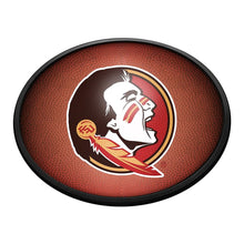 Load image into Gallery viewer, Florida State Seminoles: Pigskin - Oval Slimline Lighted Wall Sign - The Fan-Brand
