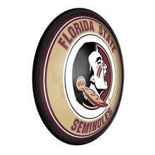 Load image into Gallery viewer, Florida State Seminoles: Round Slimline Lighted Wall Sign - The Fan-Brand