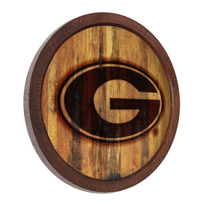 Georgia Bulldogs: Branded "Faux" Barrel Top Sign - The Fan-Brand