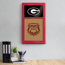 Load image into Gallery viewer, Georgia Bulldogs: Dual Logo - Cork Note Board - The Fan-Brand