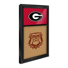 Load image into Gallery viewer, Georgia Bulldogs: Dual Logo - Cork Note Board - The Fan-Brand