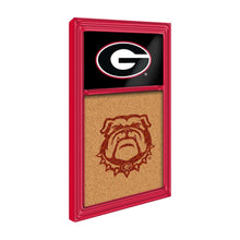 Load image into Gallery viewer, Georgia Bulldogs: Dual Logo - Cork Note Board - The Fan-Brand