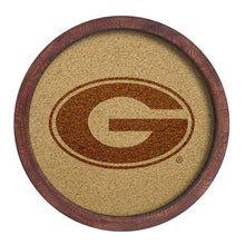 Load image into Gallery viewer, Georgia Bulldogs: &quot;Faux&quot; Barrel Framed Cork Board - The Fan-Brand