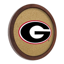 Load image into Gallery viewer, Georgia Bulldogs: &quot;Faux&quot; Barrel Framed Cork Board - The Fan-Brand