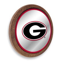 Load image into Gallery viewer, Georgia Bulldogs: &quot;Faux&quot; Barrel Top Mirrored Wall Sign - The Fan-Brand