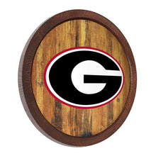 Load image into Gallery viewer, Georgia Bulldogs: &quot;Faux&quot; Barrel Top Sign - The Fan-Brand