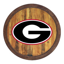 Load image into Gallery viewer, Georgia Bulldogs: &quot;Faux&quot; Barrel Top Sign - The Fan-Brand