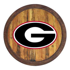 Georgia Bulldogs: "Faux" Barrel Top Sign - The Fan-Brand