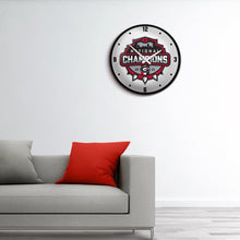 Load image into Gallery viewer, Georgia Bulldogs: National Champions - Modern Disc Wall Clock - The Fan-Brand