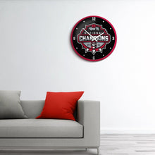 Load image into Gallery viewer, Georgia Bulldogs: National Champions - Modern Disc Wall Clock - The Fan-Brand