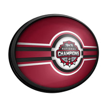 Load image into Gallery viewer, Georgia Bulldogs: National Champions - Oval Slimline Lighted Wall Sign - The Fan-Brand