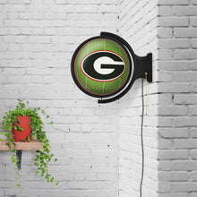 Load image into Gallery viewer, Georgia Bulldogs: On the 50 - Rotating Lighted Wall Sign - The Fan-Brand