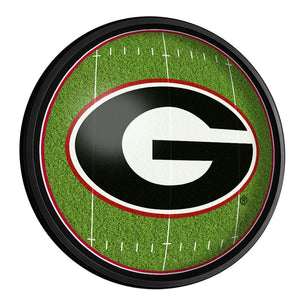 Georgia Bulldogs: On the 50 - Slimline Lighted Wall Sign - The Fan-Brand