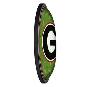 Georgia Bulldogs: On the 50 - Slimline Lighted Wall Sign - The Fan-Brand