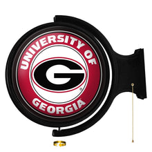 Load image into Gallery viewer, Georgia Bulldogs: Original Round Rotating Lighted Wall Sign - The Fan-Brand