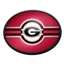 Load image into Gallery viewer, Georgia Bulldogs: Oval Slimline Lighted Wall Sign - The Fan-Brand