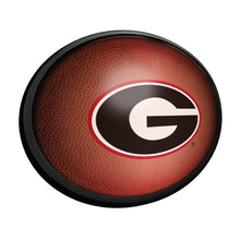 Load image into Gallery viewer, Georgia Bulldogs: Pigskin - Oval Slimline Lighted Wall Sign - The Fan-Brand