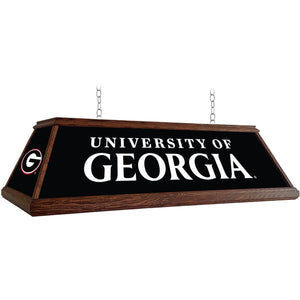 Georgia Bulldogs: Premium Wood Pool Table Light - The Fan-Brand