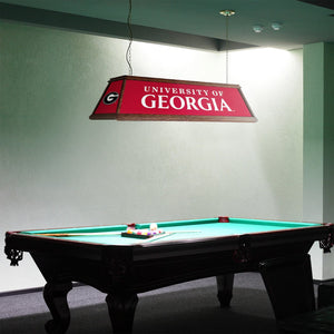 Georgia Bulldogs: Premium Wood Pool Table Light - The Fan-Brand