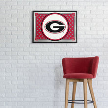 Load image into Gallery viewer, Georgia Bulldogs: Team Spirit - Framed Mirrored Wall Sign - The Fan-Brand
