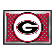 Load image into Gallery viewer, Georgia Bulldogs: Team Spirit - Framed Mirrored Wall Sign - The Fan-Brand