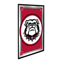 Load image into Gallery viewer, Georgia Bulldogs: Team Spirit, Uga - Framed Mirrored Wall Sign - The Fan-Brand