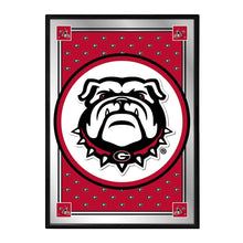 Load image into Gallery viewer, Georgia Bulldogs: Team Spirit, Uga - Framed Mirrored Wall Sign - The Fan-Brand