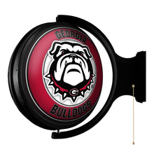 Load image into Gallery viewer, Georgia Bulldogs: Uga - Original Round Rotating Lighted Wall Sign - The Fan-Brand