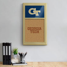 Load image into Gallery viewer, Georgia Tech Yellow Jackets: Dual Logo - Cork Note Board - The Fan-Brand