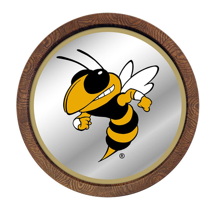 Georgia Tech Yellow Jackets: Mascot - Mirrored Barrel Top Mirrored Wall Sign - The Fan-Brand