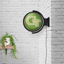 Load image into Gallery viewer, Georgia Tech Yellow Jackets: On the 50 - Rotating Lighted Wall Sign - The Fan-Brand