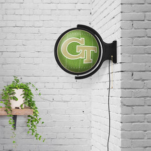 Georgia Tech Yellow Jackets: On the 50 - Rotating Lighted Wall Sign - The Fan-Brand