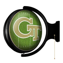 Load image into Gallery viewer, Georgia Tech Yellow Jackets: On the 50 - Rotating Lighted Wall Sign - The Fan-Brand