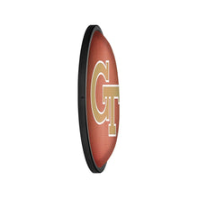 Load image into Gallery viewer, Georgia Tech Yellow Jackets: Pigskin - Oval Slimline Lighted Wall Sign - The Fan-Brand