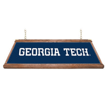 Load image into Gallery viewer, Georgia Tech Yellow Jackets: Premium Wood Pool Table Light - The Fan-Brand