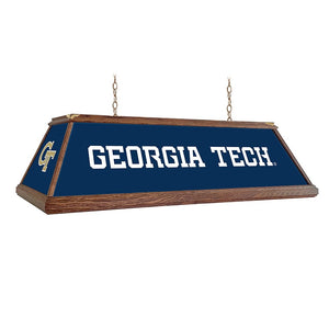 Georgia Tech Yellow Jackets: Premium Wood Pool Table Light - The Fan-Brand