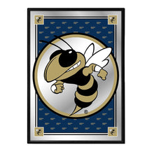 Load image into Gallery viewer, Georgia Tech Yellow Jackets: Team Spirit, Mascot - Framed Mirrored Wall Sign - The Fan-Brand